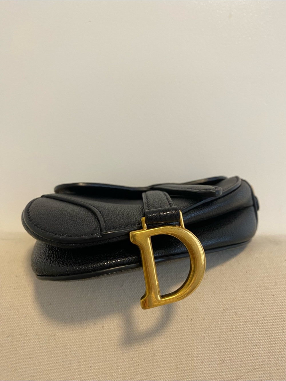 AUTHENTIC Dior Micro Goatskin Saddle Bag - Picture 5 of 7